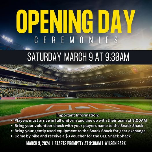 Cupertino Little League Opening Day 2024